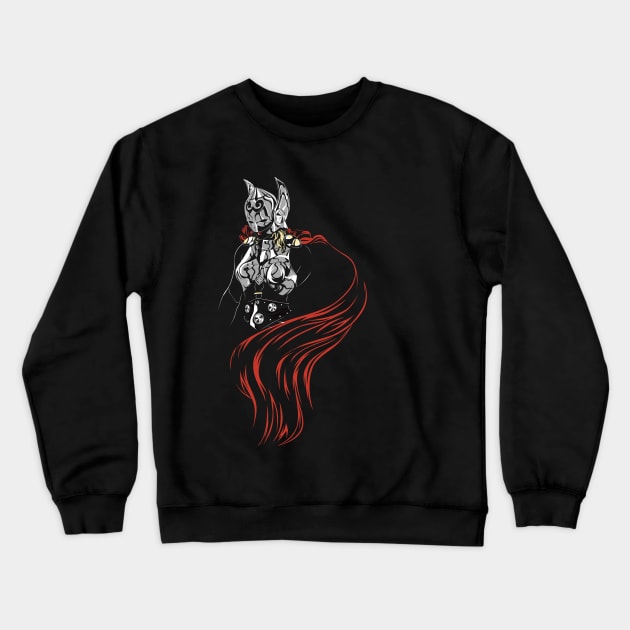 New God of Thunder Crewneck Sweatshirt by Fearcheck